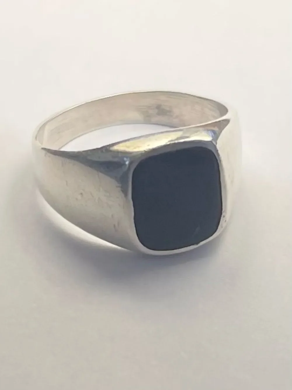 Size 7 - Sterling Silver Moonstone Ring - could for men or women.